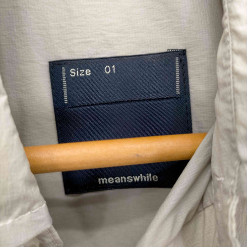ミーンズワイル meanswhile MICRO RIP S/S SH メンズ JPN:1