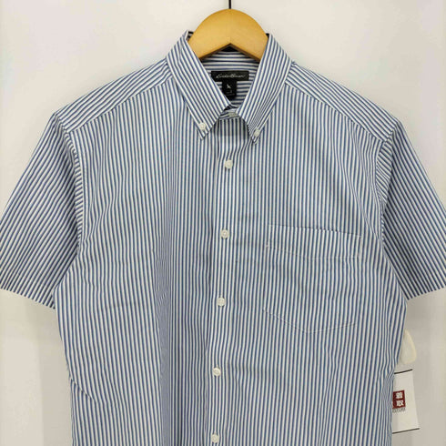 エディーバウアー Eddie Bauer WRINKLE FREE ストライプ S/S ボタンダウン シャツ メンズ import:S