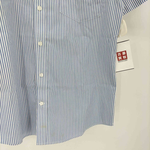 エディーバウアー Eddie Bauer WRINKLE FREE ストライプ S/S ボタンダウン シャツ メンズ import:S