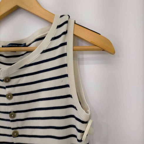 ラルフローレンスポーツ RALPH LAUREN SPORT ノースリーブボーダーワンピース レディース import:L
