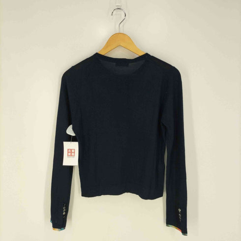 ポールスミスブラック Paul Smith BLACK カフス多重ボタン レーヨンシルクカーディガン レディース import:M