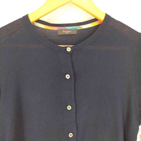 ポールスミスブラック Paul Smith BLACK カフス多重ボタン レーヨンシルクカーディガン レディース import:M