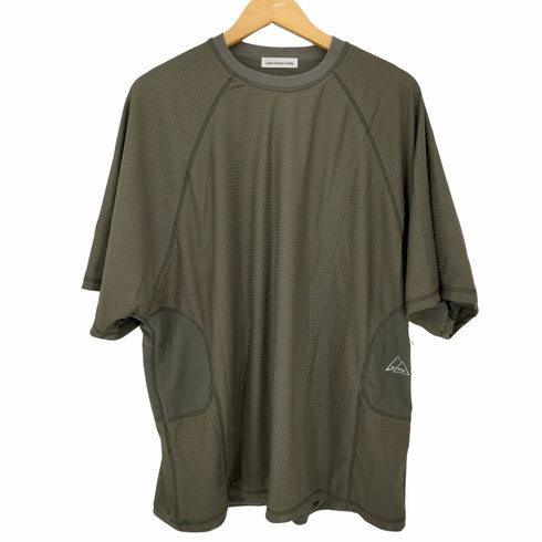 japan outdoor living メッシュ切替 S/S カットソー メンズ