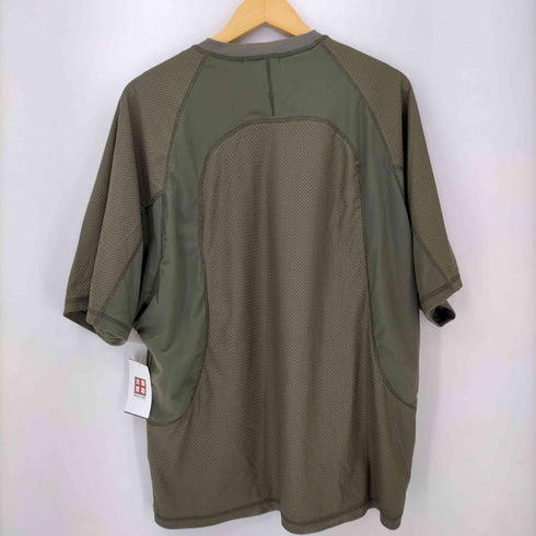 japan outdoor living メッシュ切替 S/S カットソー メンズ