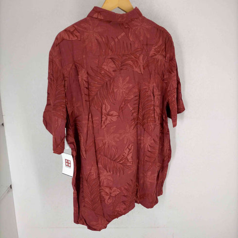 バティックベイ Batik Bay ボタニカル柄レーヨンアロハシャツ メンズ JPN:XL