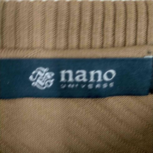 ナノユニバース nano universe コットンクルーネックカットソー レディース JPN:L
