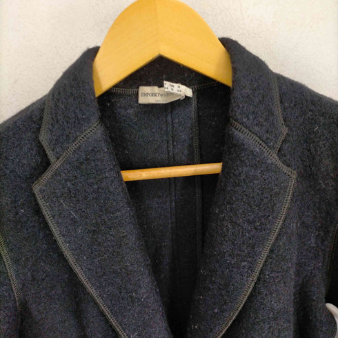 エンポリオアルマーニ EMPORIO ARMANI ウールフェルト テーラードジャケット レディース JPN:38