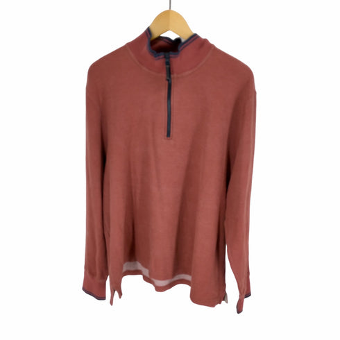 エルエルビーン L.L.Bean ハーフジップ鹿の子地カットソー メンズ JPN:XL