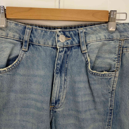 ザラ ZARA MID-RISE TRF CARGO JEANS PANT レディース 36