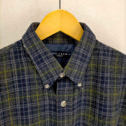アイビークルー IVY CREW ウールチェックネルシャツ メンズ JPN:L