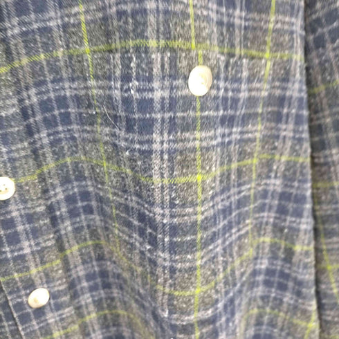 アイビークルー IVY CREW ウールチェックネルシャツ メンズ JPN:L