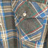 ヴァンヒューゼン VAN HEUSEN 80~90S チェックウールネルボタンダウンシャツ ボックスシルエット メンズ JPN:L