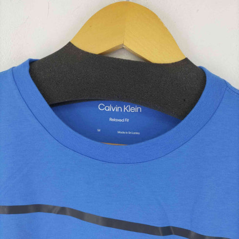 カルバンクライン CALVIN KLEIN RELAXED FIT フロントプリント S/S Tシャツ メンズ import:M