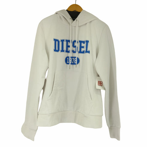 ディーゼル DIESEL S-GINN-HOOD-K25 フロントプリントパーカー メンズ import:L