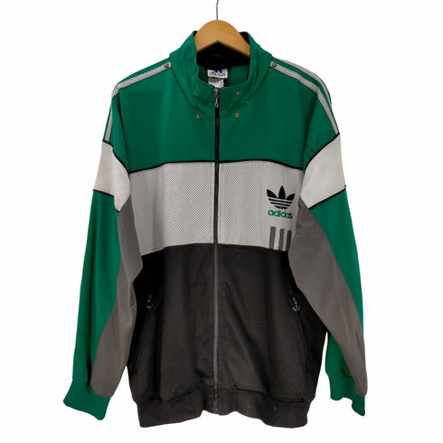 アディダス adidas トレフォイルロゴ 切り替え トラックジャケット メンズ import:L
