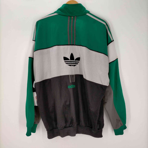 アディダス adidas トレフォイルロゴ 切り替え トラックジャケット メンズ import:L