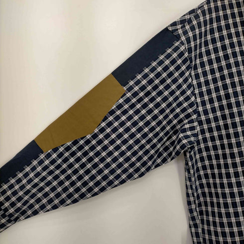 notbrand attitude エルボーパッチ配色チェック柄ワークシャツ メンズ JPN:XL