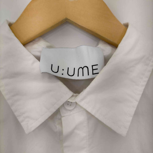 U:UME ルーズBFダブルショートフラワークラウドデコレートシャツ レディース JPN:XL