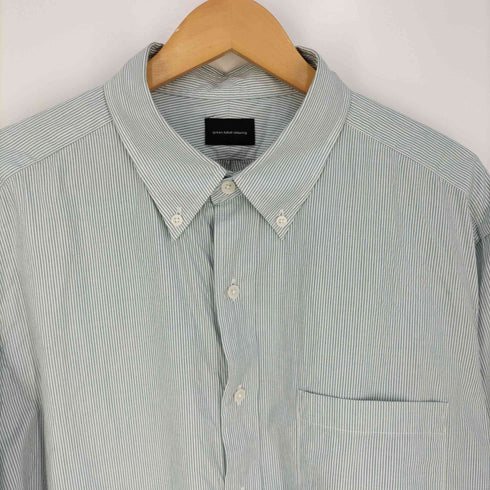 グリーンレーベルリラクシング GREEN LABEL RELAXING パターンストライプ ジャストルーズ ボタンダウンシャツ メンズ JPN:XL