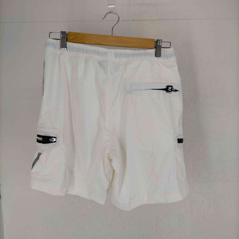 B/ ビースラッシュ 4WAY STRETCH ロゴプリント ナイロンショートパンツ メンズ JPN:M