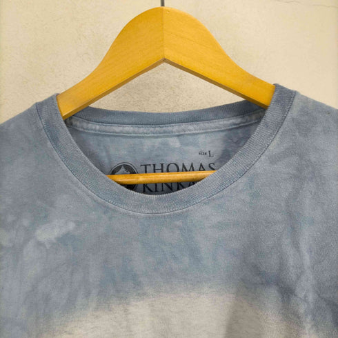 THOMAS KINKADE MADE IN USA 情景ペイント半袖Tシャツ メンズ JPN:L