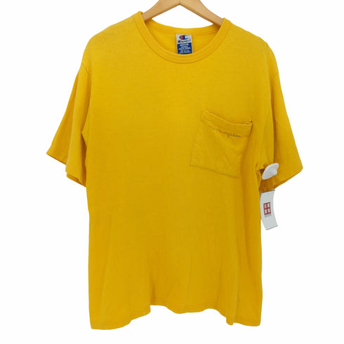 チャンピオン Champion 90S クルーネック ポケット S/S Tシャツ メンズ import:M
