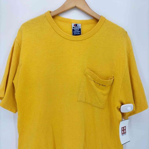 チャンピオン Champion 90S クルーネック ポケット S/S Tシャツ メンズ import:M