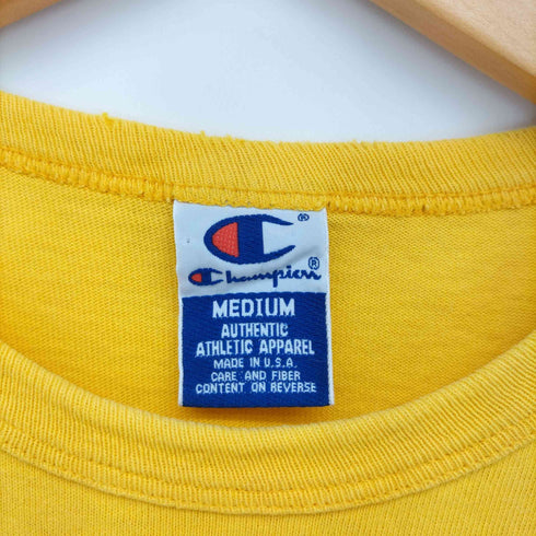 チャンピオン Champion 90S クルーネック ポケット S/S Tシャツ メンズ import:M