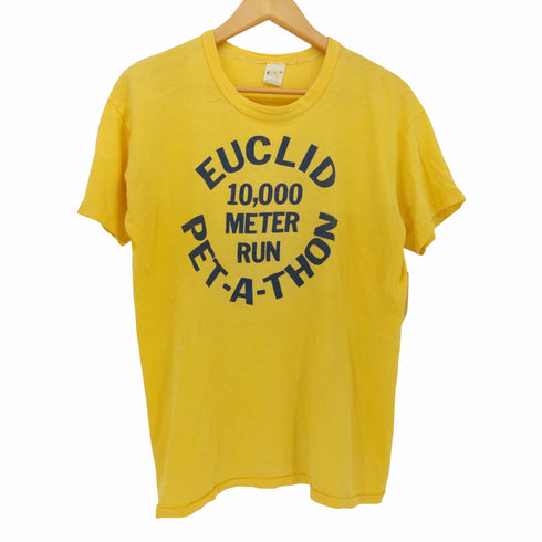 ラッセルアスレチック RUSSELL ATHLETIC 70-80s クルーネック プリント S/S コットン Tシャツ メンズ import:L