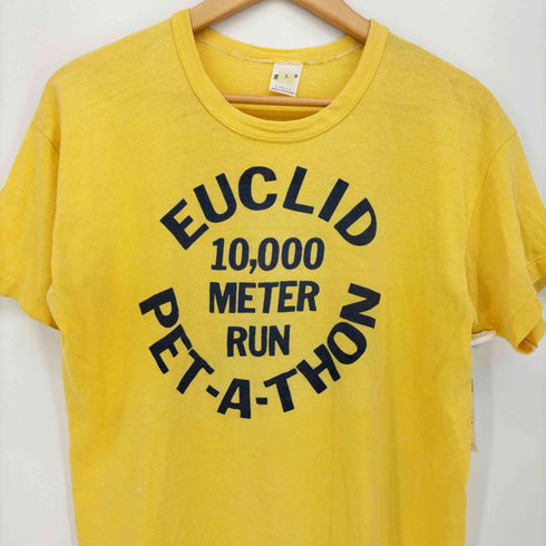 ラッセルアスレチック RUSSELL ATHLETIC 70-80s クルーネック プリント S/S コットン Tシャツ メンズ import:L