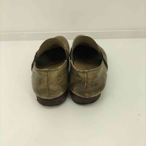 ミハラヤスヒロ MIHARA YASUHIRO 00s 初期 y2k rare japanese 炙り出し レザースリッポン メンズ JPN:26