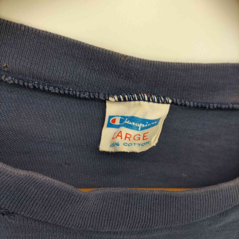チャンピオン Champion 70S クルーネック プリント S/S コットン Tシャツ メンズ import:L