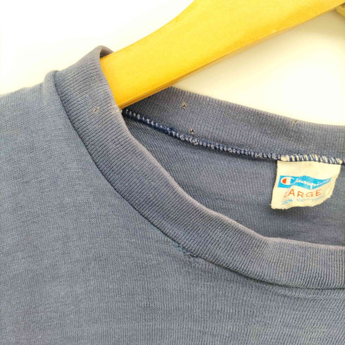 チャンピオン Champion 70S クルーネック プリント S/S コットン Tシャツ メンズ import:L