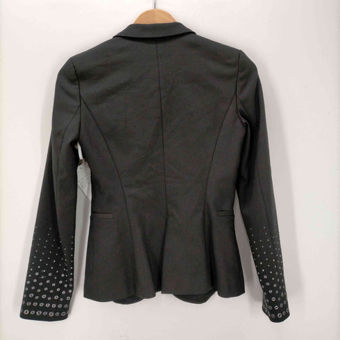 ザラ ZARA 袖スタッズ1Bテーラードジャケット レディース JPN:XS