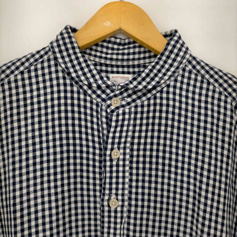 アディショナル ADITIONAL プルオーバーチェックシャツ S/S メンズ JPN:L