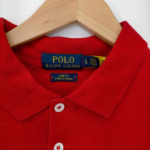 ポロラルフローレン POLO RALPH LAUREN ポニー刺繍 鹿の子ポロシャツ メンズ LG