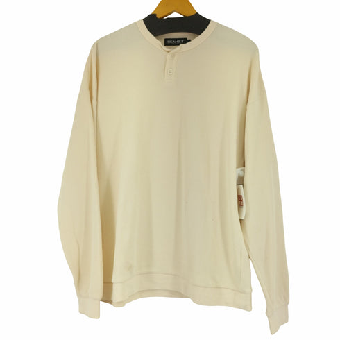 ビームスティー BEAMS T 23AW Waffle Henryneck T-shirt メンズ JPN:L