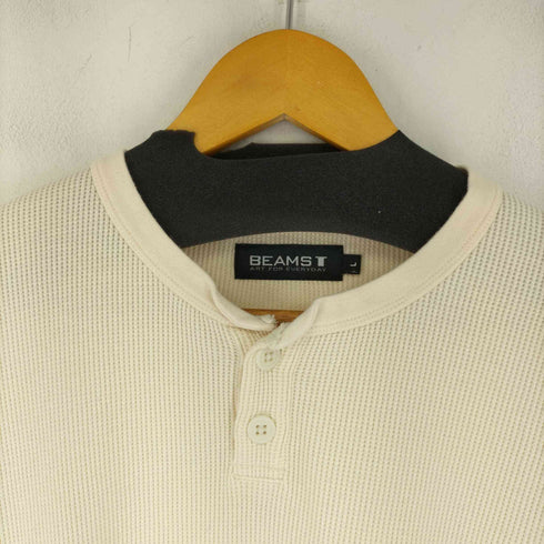 ビームスティー BEAMS T 23AW Waffle Henryneck T-shirt メンズ JPN:L