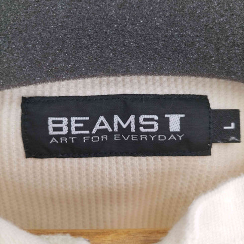 ビームスティー BEAMS T 23AW Waffle Henryneck T-shirt メンズ JPN:L