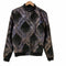 ザラ ZARA タリックジャカード ボンバージャケット メンズ import:S