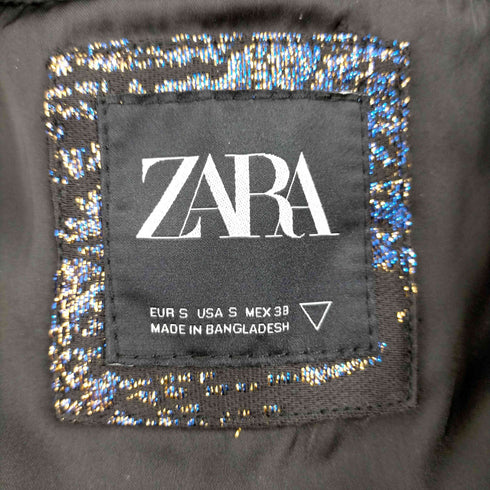 ザラ ZARA タリックジャカード ボンバージャケット メンズ import:S