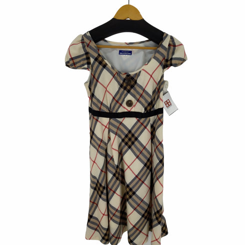 バーバリーブルーレーベル BURBERRY BLUE LABEL バーバリーチェックワンピース レディース 38