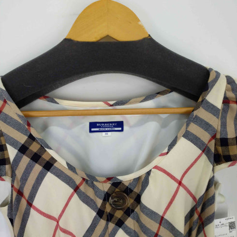 バーバリーブルーレーベル BURBERRY BLUE LABEL バーバリーチェックワンピース レディース 38