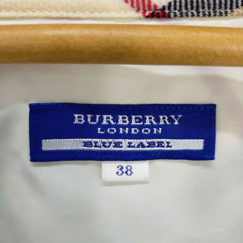バーバリーブルーレーベル BURBERRY BLUE LABEL バーバリーチェックワンピース レディース 38