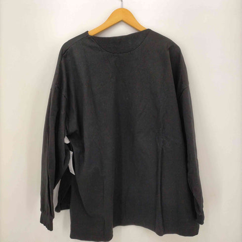 アップスケープオーディエンス Upscape Audience VORTEX 8オンス(MVS天竺)サイドスリット Aライン L/S Tシャツ メンズ JPN:L