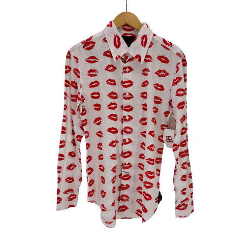 ドレスキャンプ DRESS CAMP リップ柄シャツ メンズ JPN:46