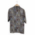 フルギ BURMA BIBAS シルク100 レトロ柄 S/S シャツ メンズ import:S