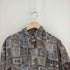 フルギ BURMA BIBAS シルク100 レトロ柄 S/S シャツ メンズ import:S