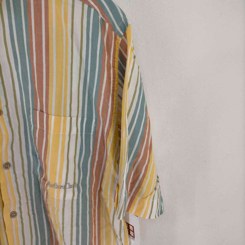 マルボロ クラシックス Marlboro Classics ストライプ S/S シャツ メンズ 46