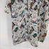 総柄 シルク S/S シャツ メンズ import:L
